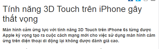 iPhonebị mất 3d touch 1 4 Khắc phục iPhone bị mất 3D Touch nhanh và hiệu quả nhất