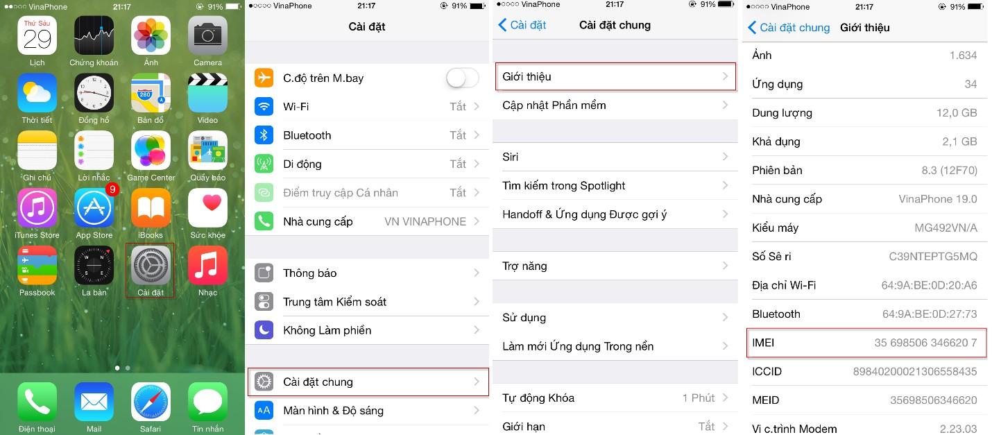 iphone 6 plus mat imei 1 Cách khắc phục lỗi iPhone 6 Plus bị mất imei