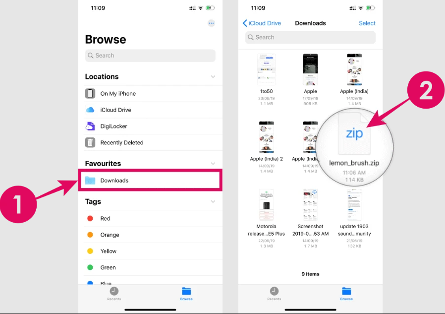 Hướng dẫn cách nén và giải nén File ZIP trên iPhone không cần cài phần mềm 23 Nén và giải nén File trên iPhone 20236