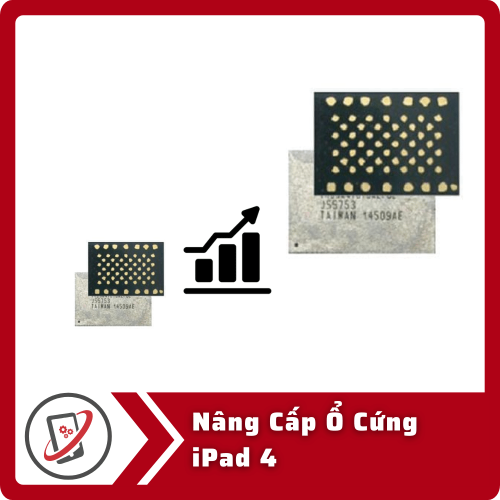 Nâng Cấp Ổ Cứng iPad 4