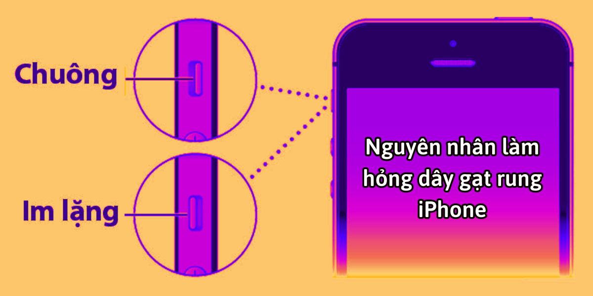 Thay dây gạt rung iPhone 11 8 Nguyen nhan lam hong day gat rung iPhone Thay dây gạt rung iPhone 11