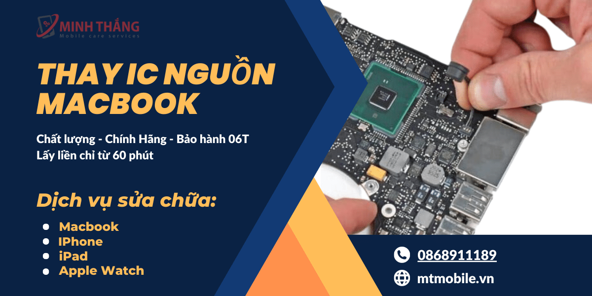 Thay IC Nguon Macbook 1 Thay IC Nguồn Macbook Pro 2016
