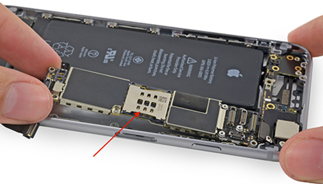 Thay ổ sim iPhone SE 2020 13 Thay o sim iPhone 6 1 Thay ổ sim iPhone SE 2020